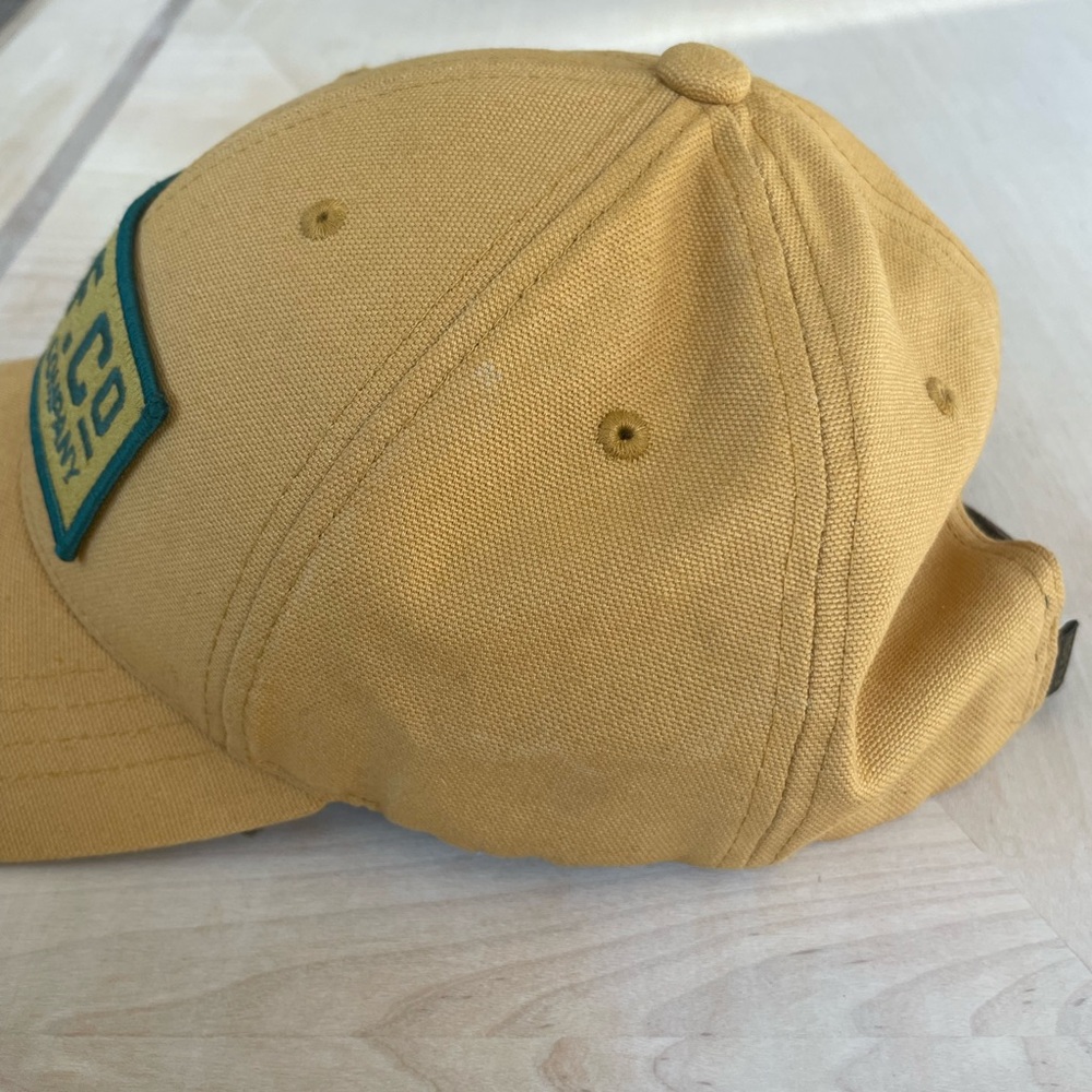 Filson Yellow Baseball Cap One Size - Picture 4 of 8